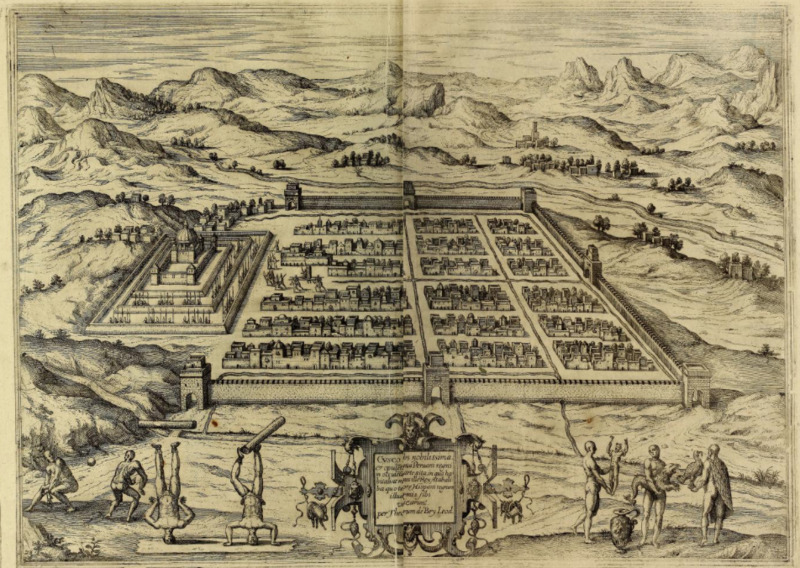 Cvsco urbs nobilissima & opule[n]tissima Peruani regni in occide[n]tali parte sita, in qua habitabat magnus ille Rex Atabaliba quo tempore Hispani regnum illud armis sibi vindicarun