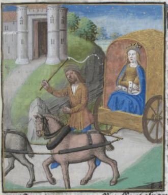 [Agrippina Riding in a Chariot]
