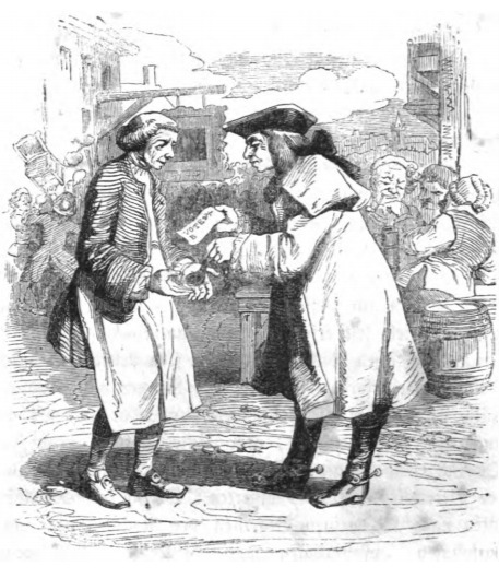 [A politician bribes a voter]