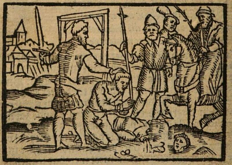 [Act XIII – Sempronio and Pármeno are Executed for the Murder of Celestina]