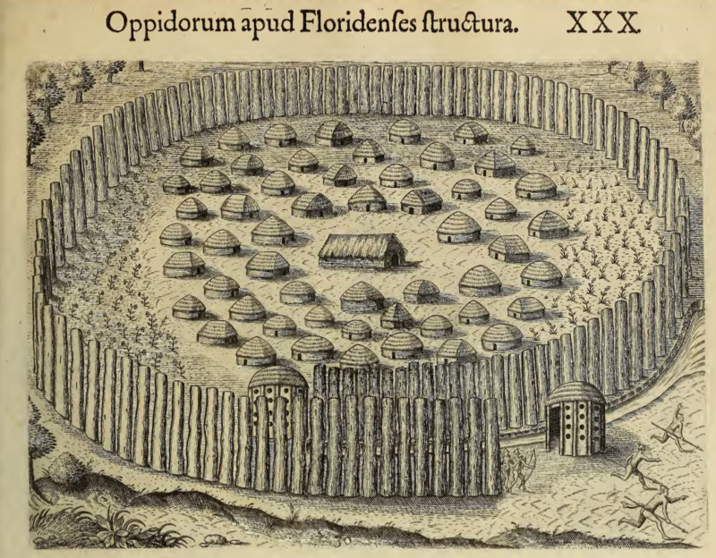 Oppidorum apud Floridenses structura. XXX.