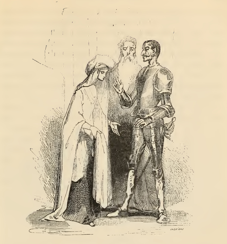 [Don Quixote Speaks with One of Dulcinea's Attendants in the Cave of Montesinos]