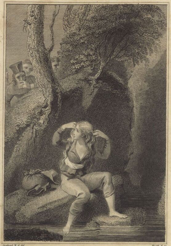 Dorothea bathing