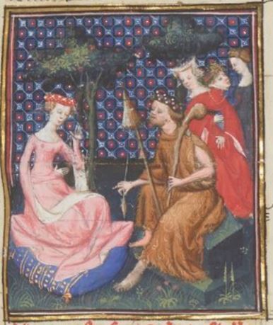 Cy apres sensuit de la tres belle yole fille du roy des etholiens
