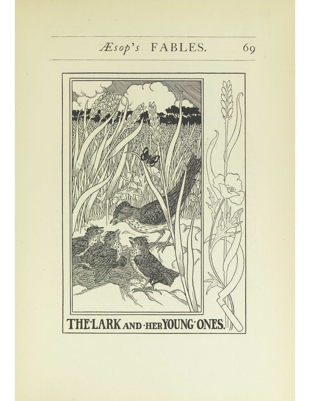 The Lark and Her Young Ones