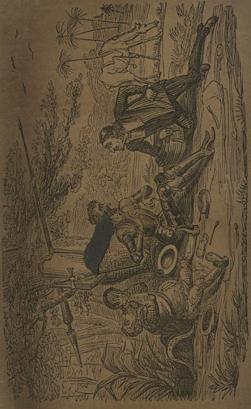 [Don Quixote Discusses Chivalry With the Scholar on the Road to the Cave of Montesinos]