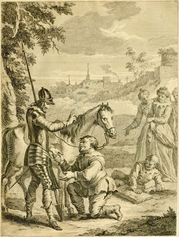 [Sancho Panza asks Don Quixote for the government of an island]