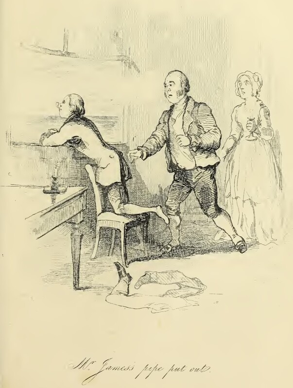 Mr. James’s pipe put out