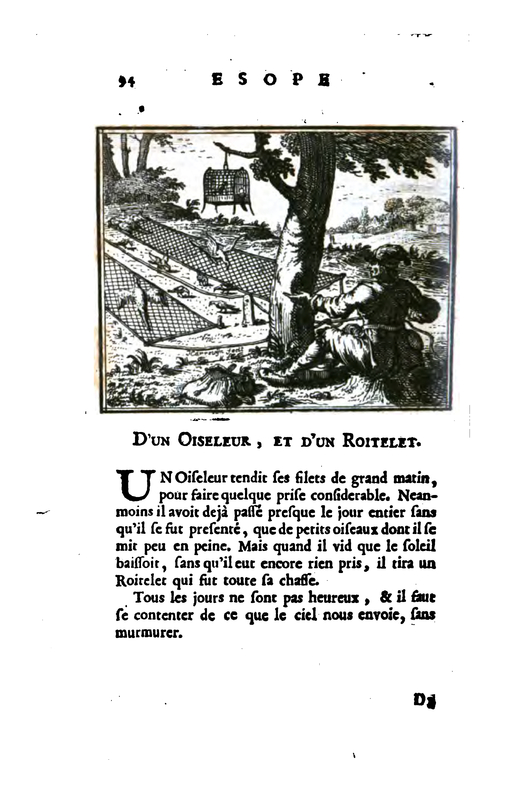 D'un Oiseleur, et d'un Roitelet