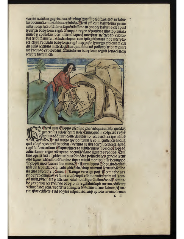 Esopi Appologi siue Mythologi cum quibusdam carminum et fabularum additionibus Sebastiani Brant