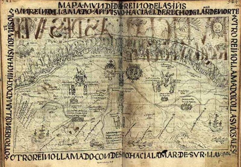 Mapa Mvndi Del Reino de las In[di]as