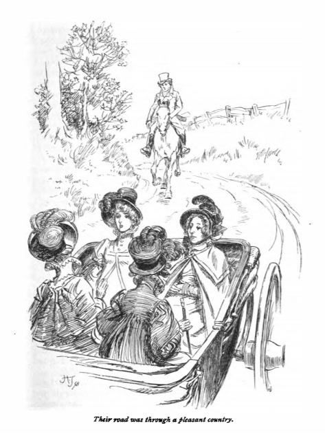 Their road was through a pleasant country