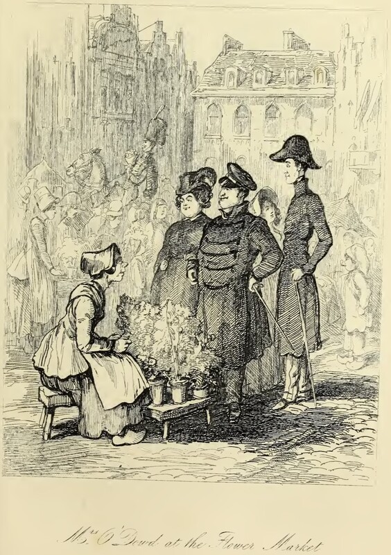 Mrs. O’Dowd at the Flower Market
