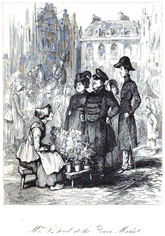 Mrs. O’Dowd at the Flower Market