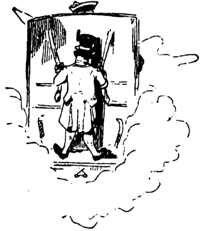 [Sambo Behind the Carriage]