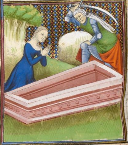 Cy sensuit histoire de polisene fille du roy priame