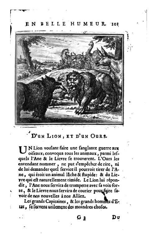 D’un Lion, et d’un Ours