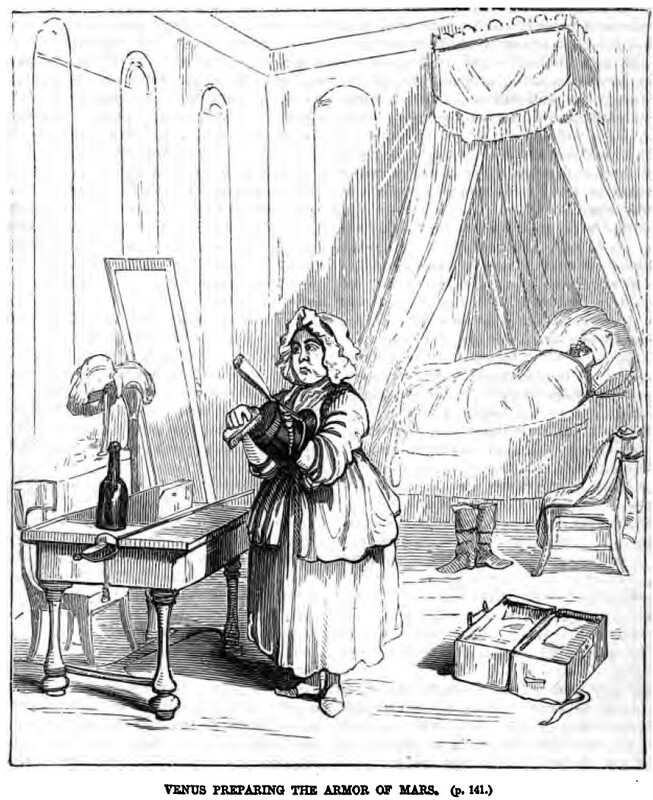 VENUS PREPARING THE ARMOR OF MARS.