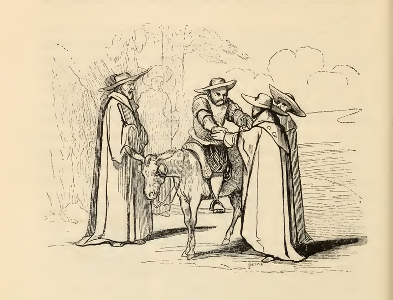 [Sancho us Met By Ricote in Disguise]