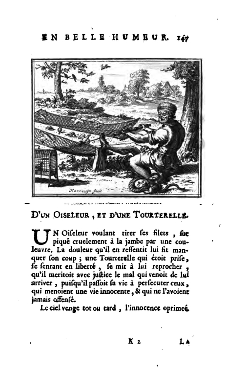 D'Un Oiseleur, Et D'Une Tourterelle