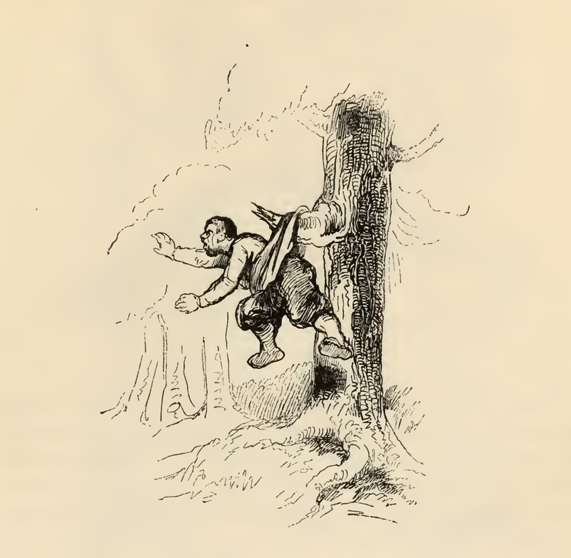 [Sancho Panza Hangs From the Branch of a Tree]