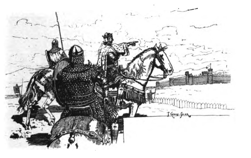 [El Cid conquering]