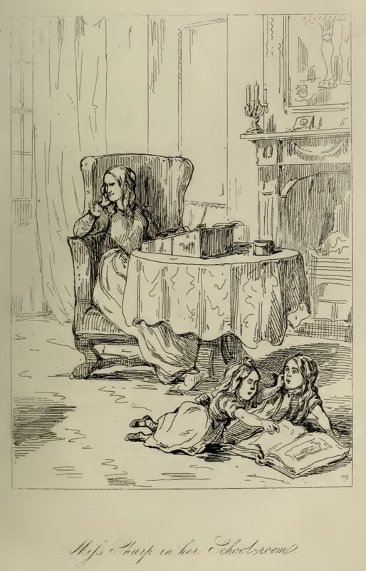 Miss Sharp in her School-room