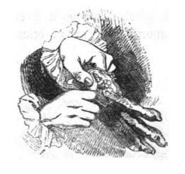 [Gulliver puts on gloves]