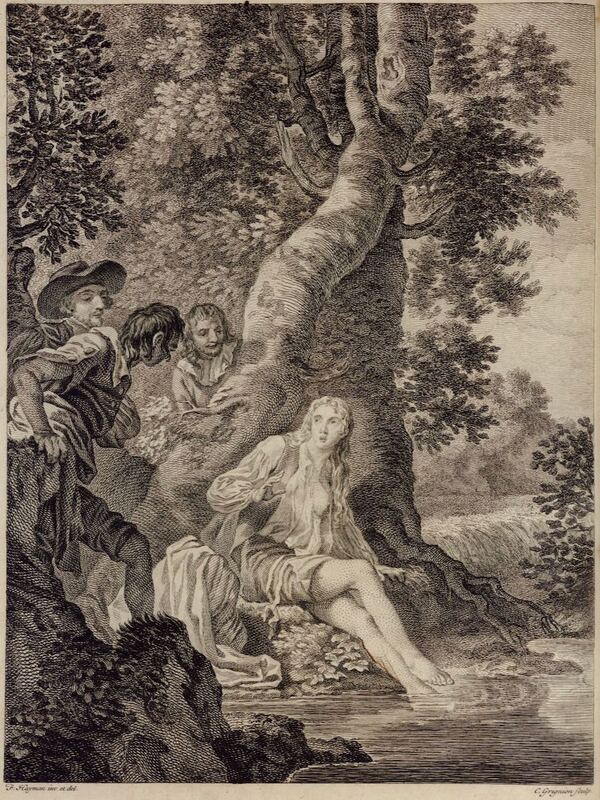 [The priest, the barber, and Cardenio encounter Dorotea]