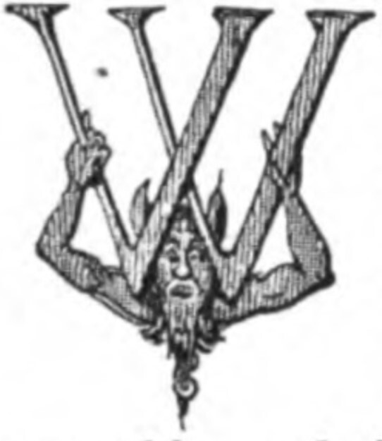 [Vanity Fair Vol. I. Chapter II Inhabited Initial, W]