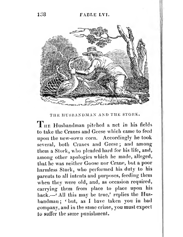 The Husbandman and the Stork