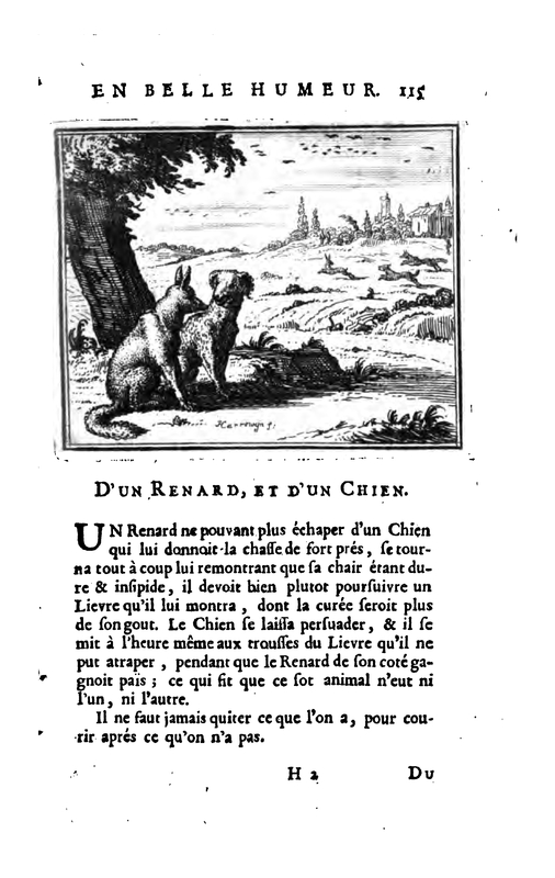 D’un Renard, et d’un Chien