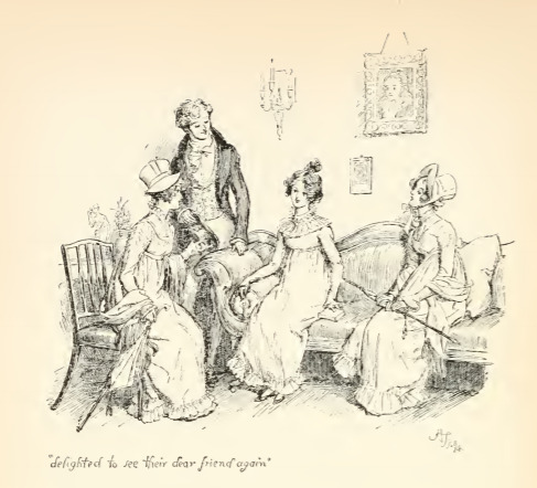 “Delighted to see their dear friend again”