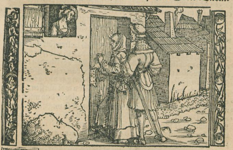 [Act III – Elicia Watches as Sempronio and Celestina Arrive]