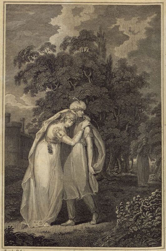 The Captive & Zorayda surprized by her Father