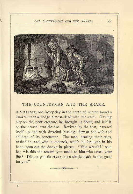 The Countryman and the Snake