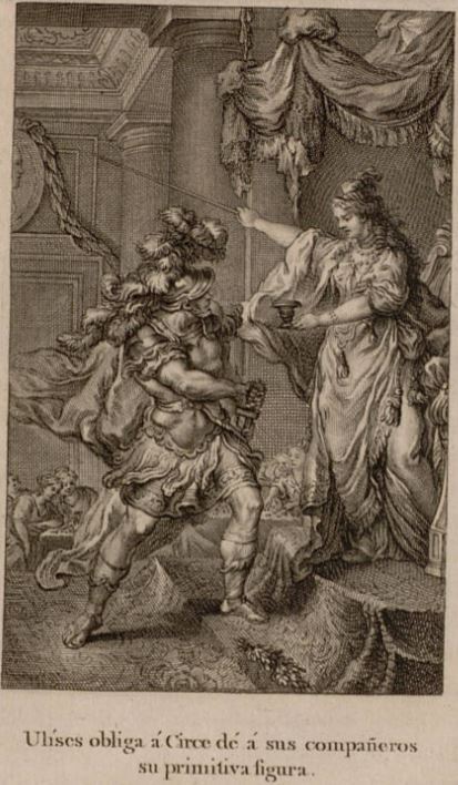 Ylises obliga a Circe de a sus companeros su primitiva figura