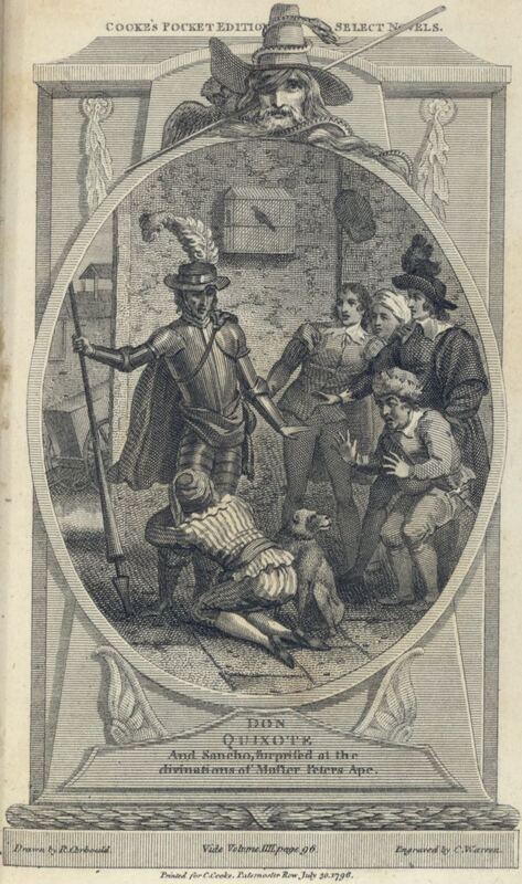 And Sancho, surprised at the divinations of Master Peters' Ape