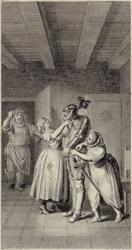 [Don Quixote arrives at the inn]