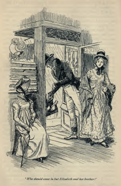 “Who should come in but Elizabeth and her brother!”