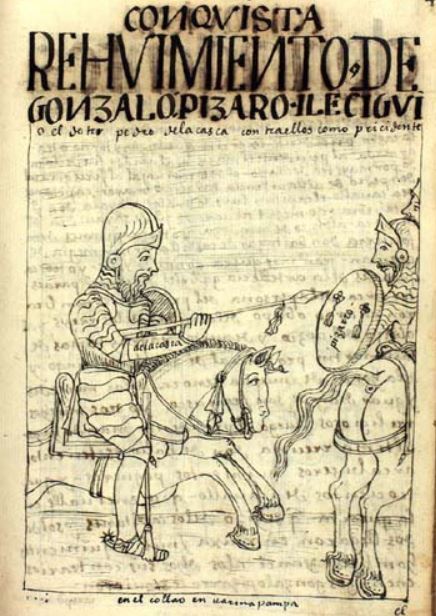 Rehvimiento de Gonzalo Pizaro I Le Cigvio el Dotor Pedro de la Casca Contra Ellos Como Pricidente