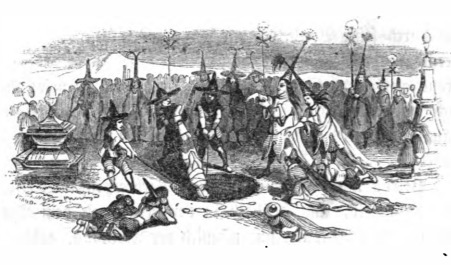 [Depiction of Lilliputian burial rites]