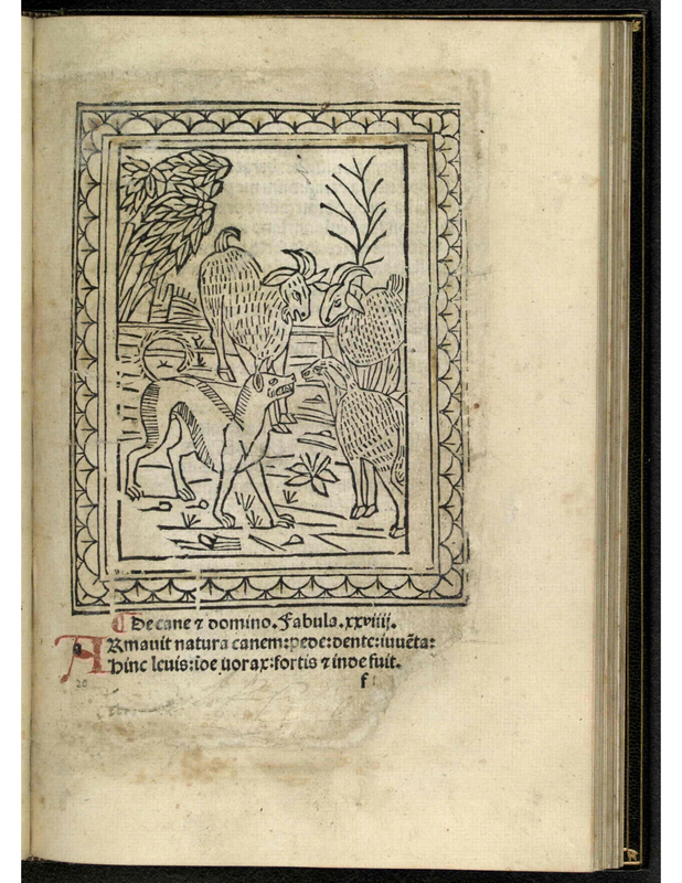 [The Goats and Their Kid Against the Hungry Wolf]