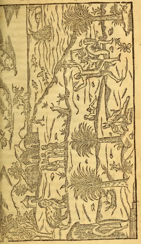 [Fantastical scene of an Indigenous village]