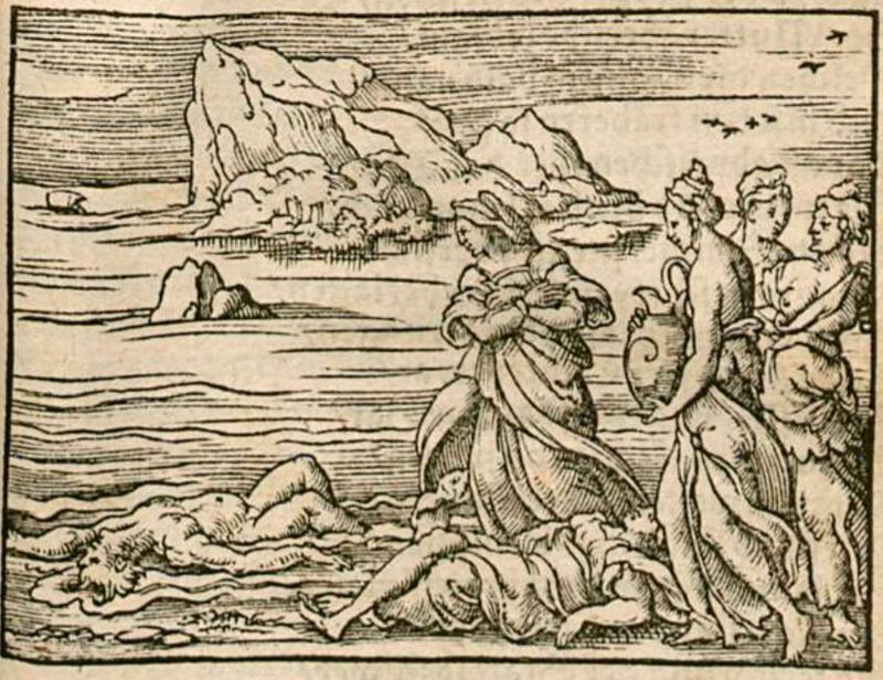 Hecuba findt ermördten Son Polydorum