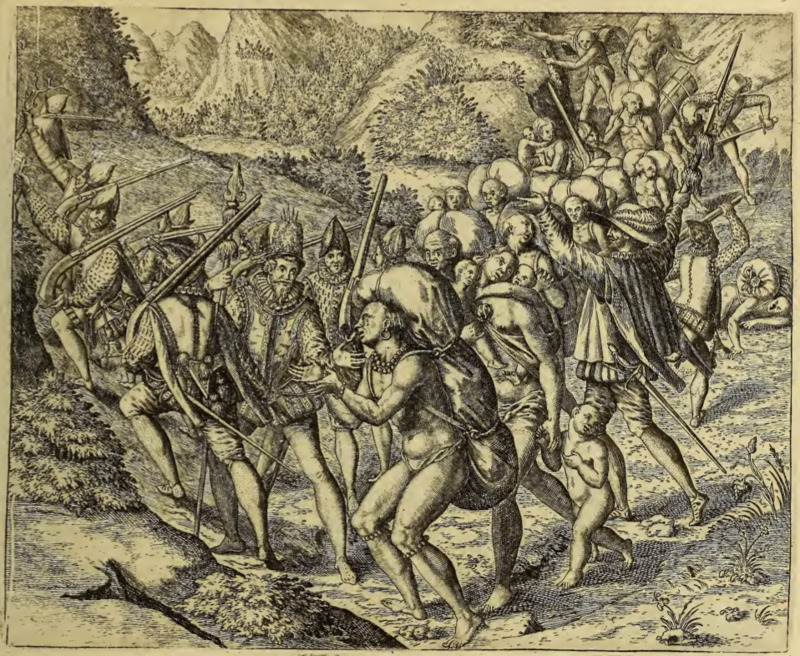 Petri de Calyce grausamkeit gegen die Indianer.