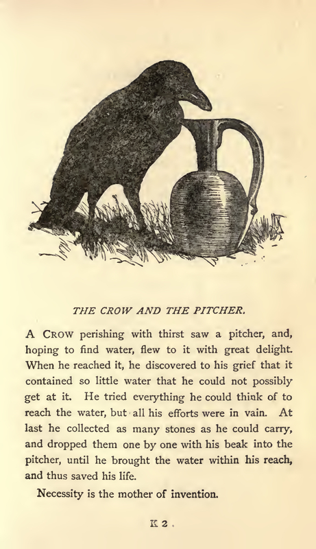 The Crow and the Pitcher