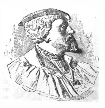 [profile of Charles V]