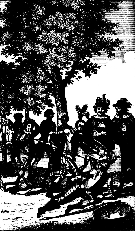 Don Quixote Overcome by the Knight of the White Moon