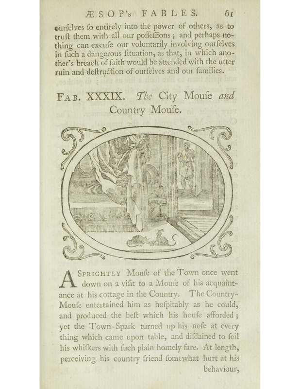 The City Moufe and the Country Moufe